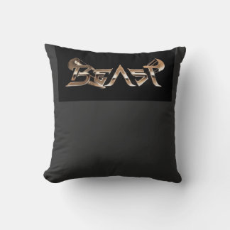 Beast mode on throw pillow