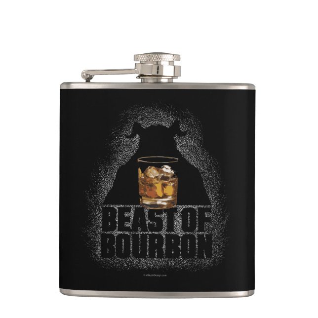 Beast Of Bourbon Flask (Front)