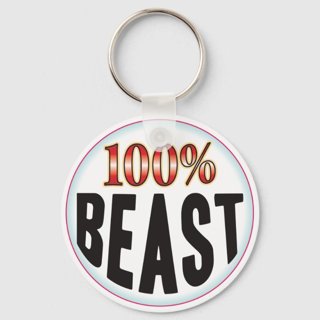 Beast Tag Keychain (Front)