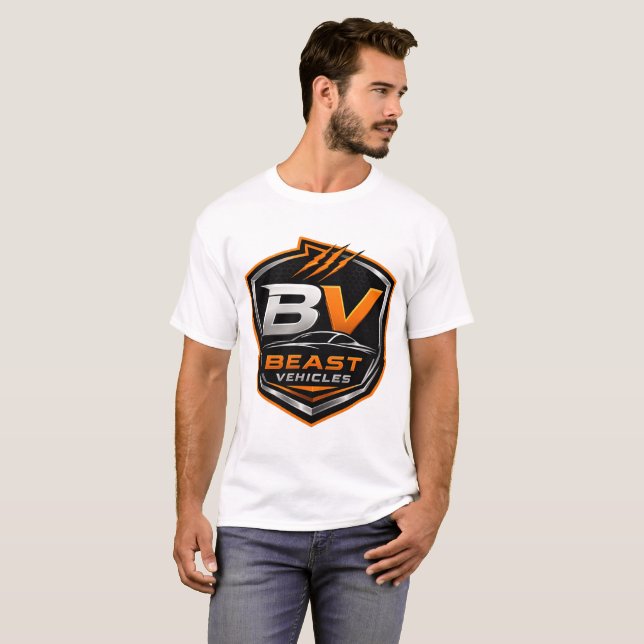 Beast Vehicles Performance Badge Emblem T-Shirt (Front Full)