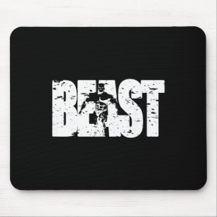Beast Workout Clothes Gym Activewear Fitness Yoga. Mouse Pad