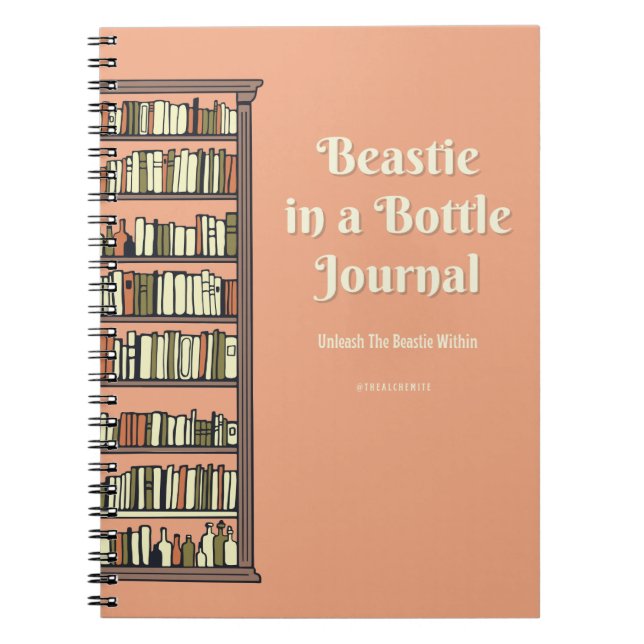 Beastie in a Bottle Small Journal (Front)