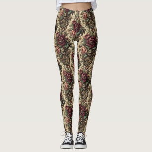 Beastly Bouquet – Gothic Victorian Leggings