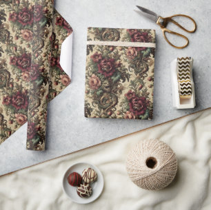 Beastly Bouquet – Gothic Victorian Wrapping Paper