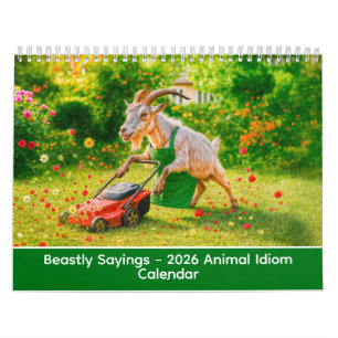 Beastly Sayings – 2026 Animal Idiom Calendar