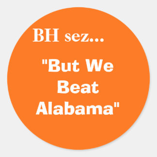 beat AL - Customized Classic Round Sticker