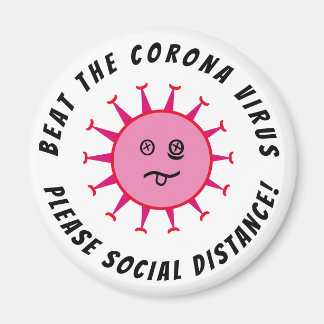 Beat Corona Virus Magnet