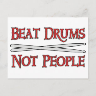 Beat Drums Postcard
