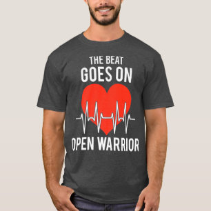 Beat Goes On Open Heart Surgery Gifts Recovery T-Shirt