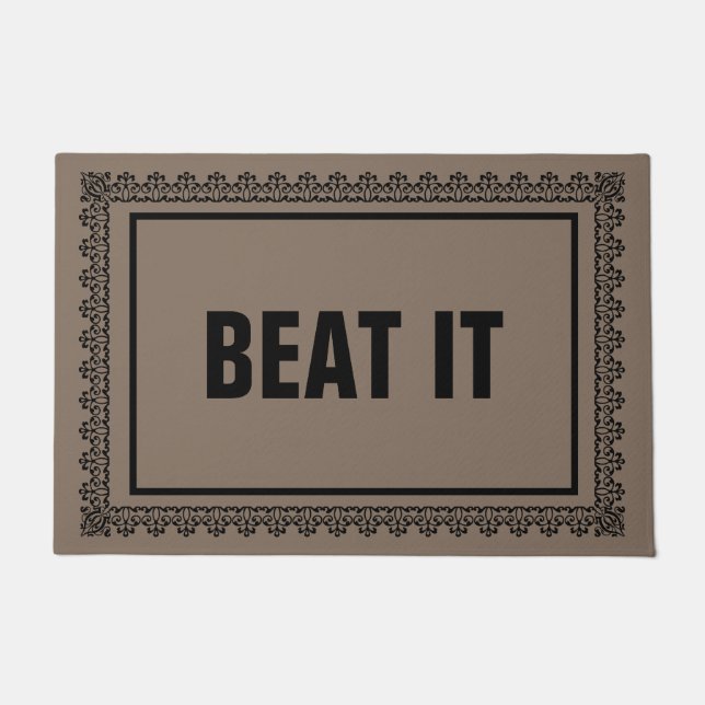 Beat It Door Mat (Front)