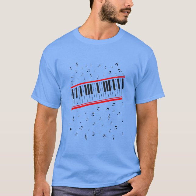 Beat It Piano T-Shirt (Front)