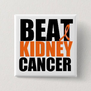 Beat Kidney Cancer 2 Inch Square Button