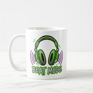 BEAT MODE | Power, Music & Motivation Grap Coffee Mug