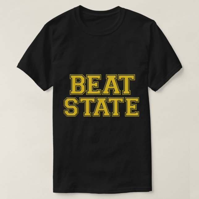Beat State T- (Iowa ) T-Shirt (Design Front)