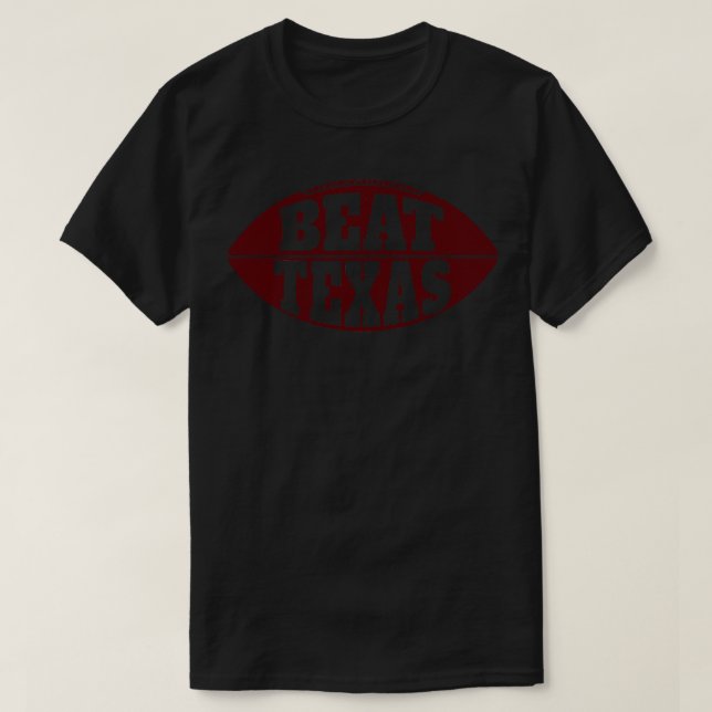Beat Texas Vintage Bama  Gameday T-Shirt (Design Front)