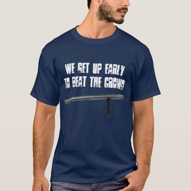 Beat The Crowd Blue Shirt (Front)