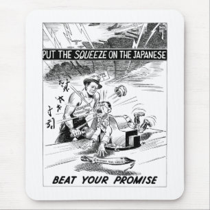 Beat Your Promise Cartoon Mouse Pad