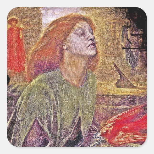 Beata Beatrix Square Sticker (Front)