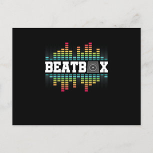 Beatbox Hiphop Sound Beatboxer Rap Music DJ Gift Postcard