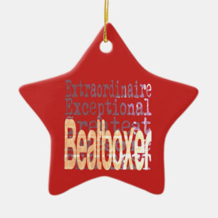 Beatboxer Extraordinaire Ceramic Ornament