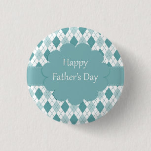 Beatiful Happy Father's day  1 Inch Round Button