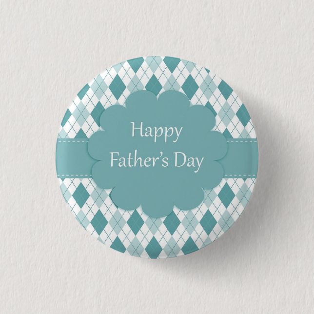 Beatiful Happy Father's day  1 Inch Round Button (Front)