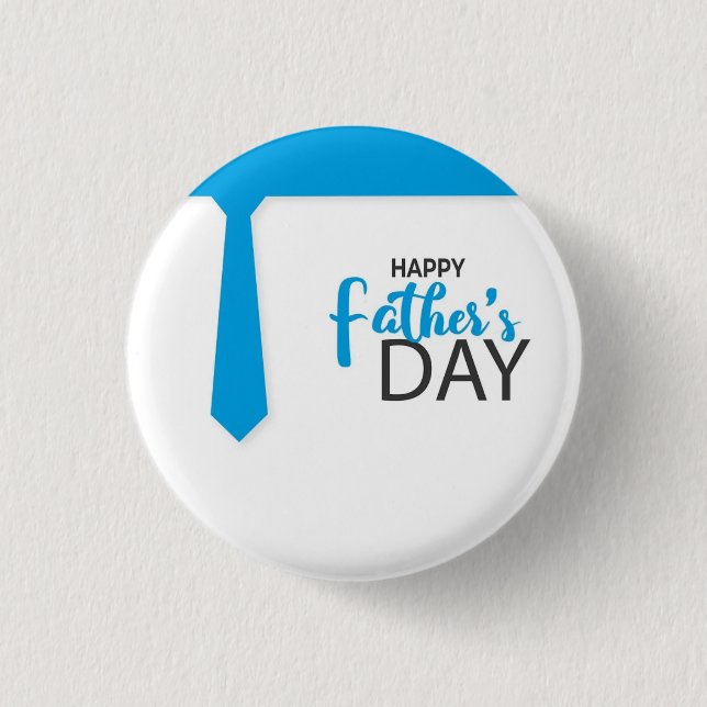 Beatiful Happy Father's day  1 Inch Round Button (Front)
