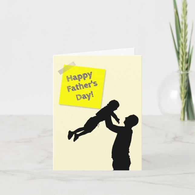 Beatiful Happy Father's day  Announcement (Front)