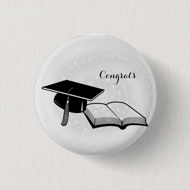 Beatiful Happy Graduations day  1 Inch Round Button (Front)
