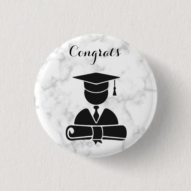 Beatiful Happy Graduation's day  1 Inch Round Button (Front)