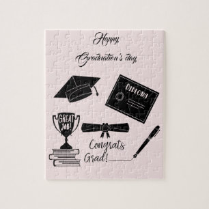 Beatiful Happy Graduations day Jigsaw Puzzle