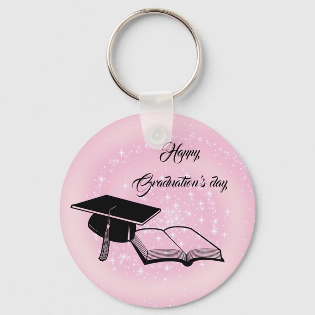 Beatiful Happy Graduations day Keychain (Front)