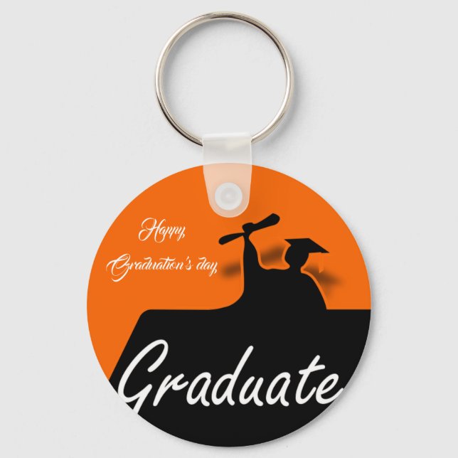 Beatiful Happy Graduations day Keychain (Front)