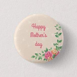 Beatiful Mother's day  1 Inch Round Button