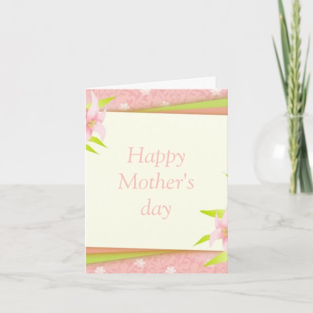 Beatiful Mother's day Announcement (Front)