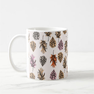 Beatiful vintage Seamless colour autumn elements o Coffee Mug