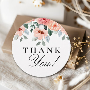 Beatiful Water Color Flowers Garden Baby Shower Favour Tags