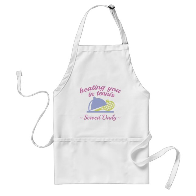 Beating You In Tennis Standard Apron (Front)