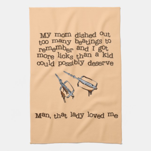 Beatings Kitchen Towel (Vertical)