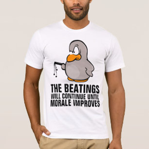 Beatings will continue, Funny Boss T-shirts