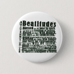 BEATITUDES 2 INCH ROUND BUTTON