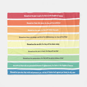 Beatitudes Fleece Blanket
