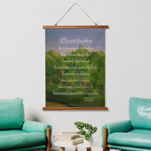 Beatitudes Hanging Tapestry