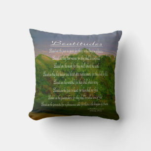 Beatitudes Throw Pillow