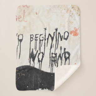 Beatles ashram sherpa blanket