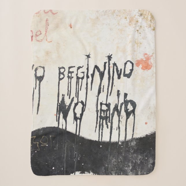 Beatles ashram sherpa blanket (Front)