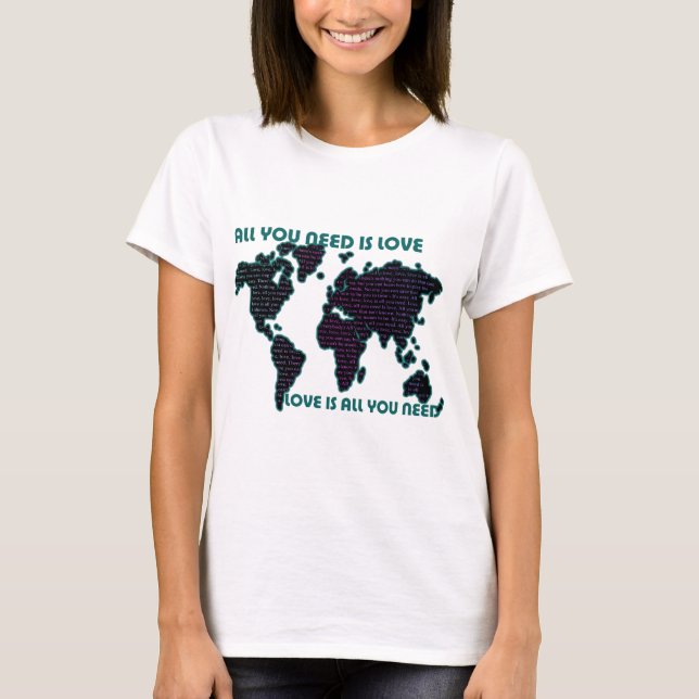 Beatles World All You Need Is Love T-Shirt (Front)