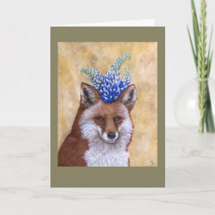 Beatrice the fox card