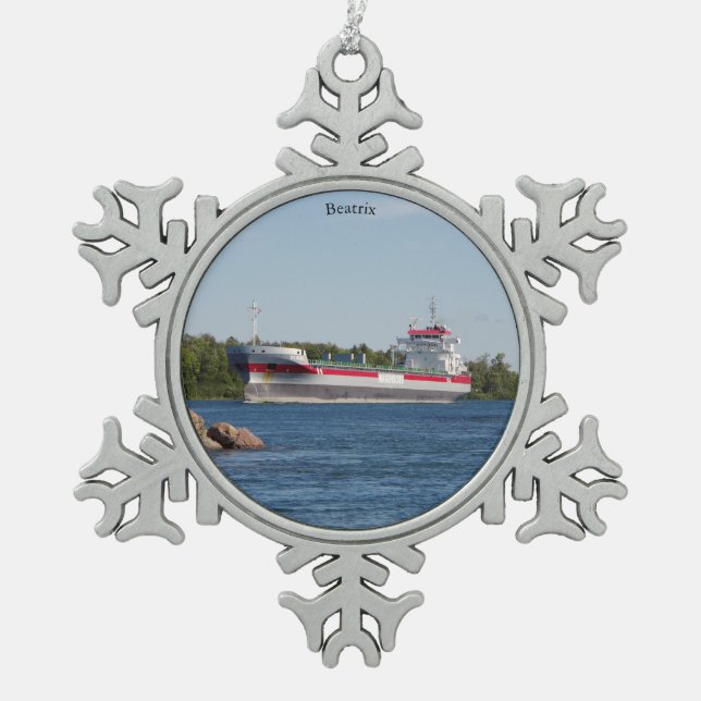 Beatrix ball or snowflake ornament (Front)