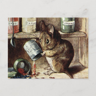 Beatrix Potter Bad Mice Spilling Rice Postcard